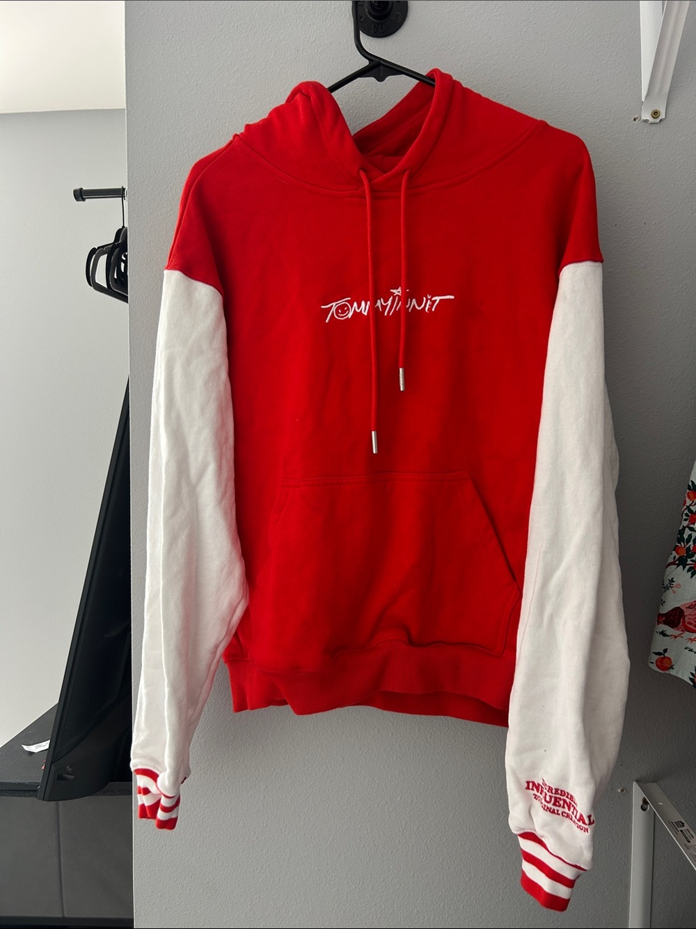 TommyInnit official merchandise baseball hoodie